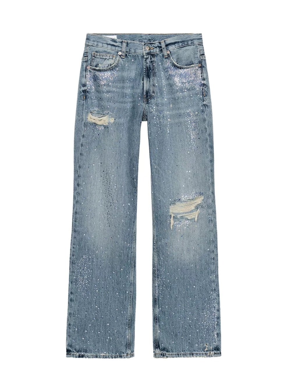 Zara rhinestone jeans